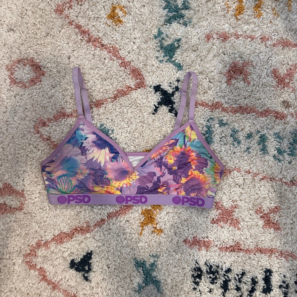 PSD Women's Vibrant Floral Bralette - Multicolor